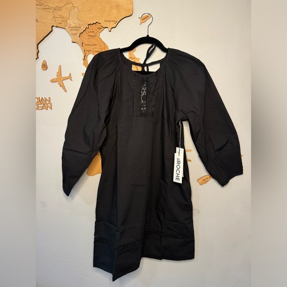 Anthropologie St. Roche black dress new with tags - Picture 3 of 11